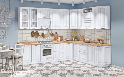 Кухня Прованс - длина 3,02 м, ширина 2,32 м