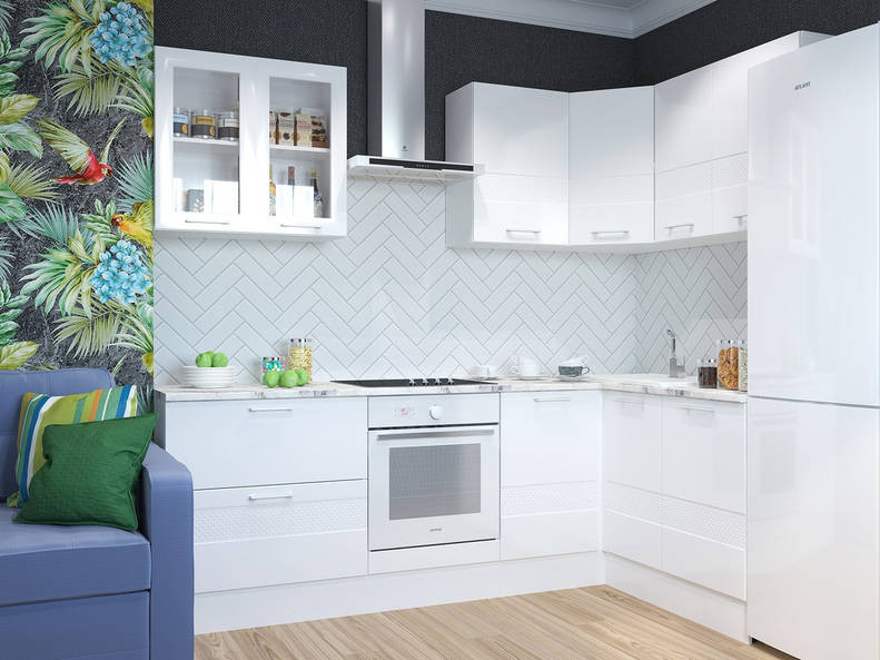 Кухня Люкс - длина 2,4 м, ширина 1,5 м