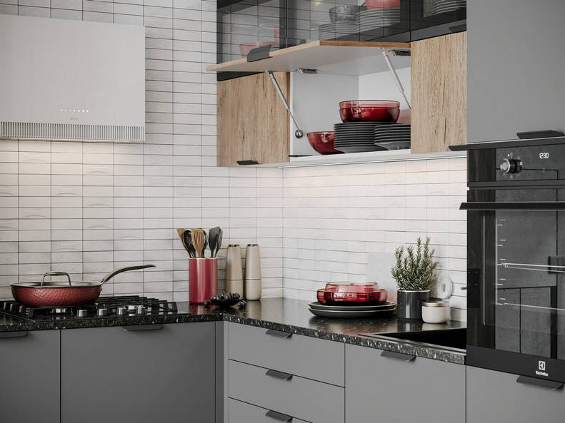 Кухня Nova - длина 2,4 м, ширина 1,4 м