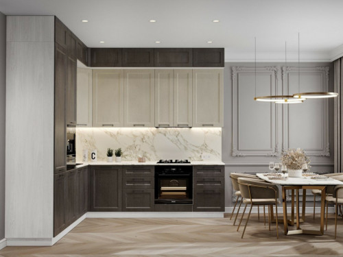 Кухня Квадро - длина 2,5 м, ширина 2,6 м