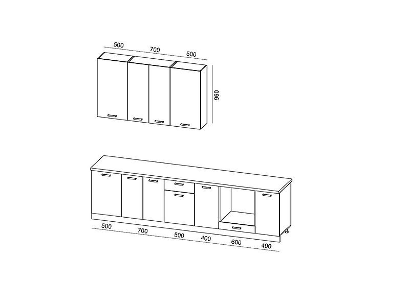 Кухня Грейс 3,1 метра