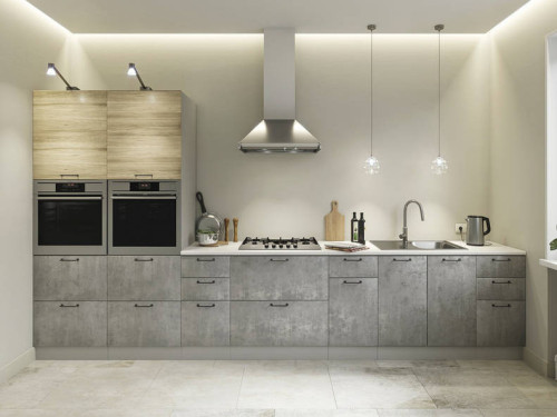 Кухня Лофт - длина 4 м