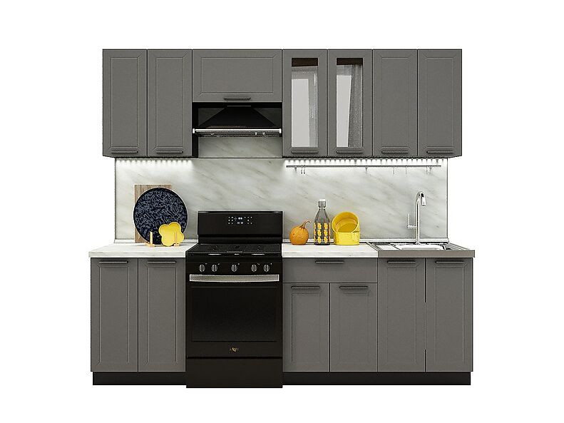 Кухня Глетчер 2,4 метра Кухня Глетчер 2,4 метра