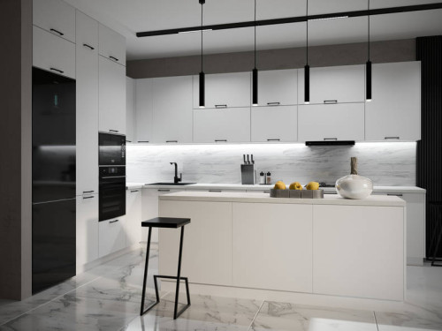 Кухня Идеалиста Royal - длина 4,01 м, ширина 2,55 м