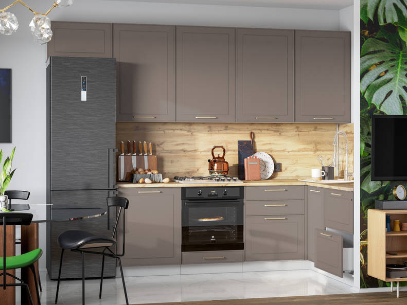 Кухня Милена - длина 3 м, ширина 1,6 м