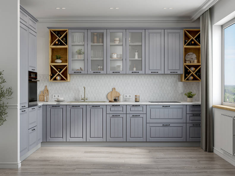 Кухня Империя - длина 3,2 м, ширина 2,2 м