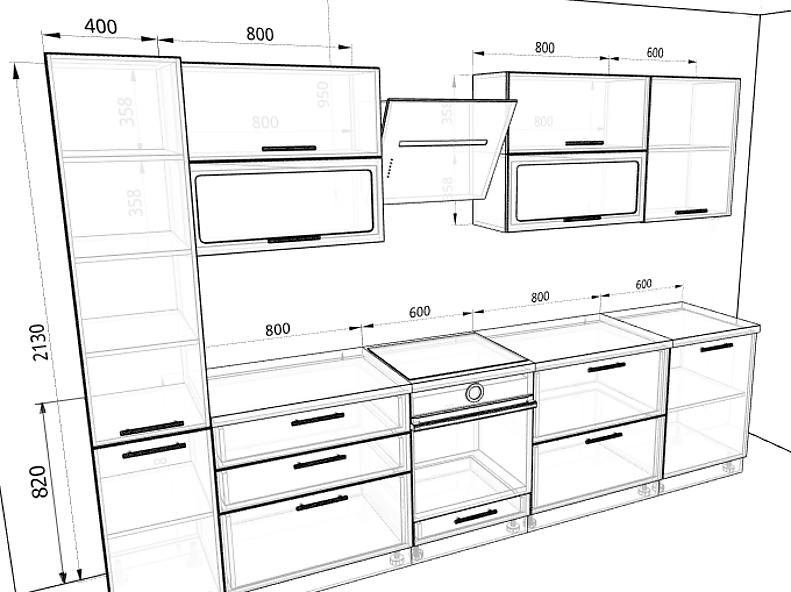 Кухня Валерия-М 3,2 метра