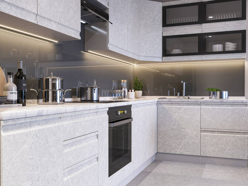 Кухня Скала - длина 3,3 м, ширина 2,2 м