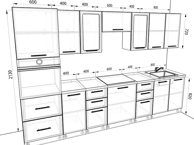 Кухня Греция 3,2 метра