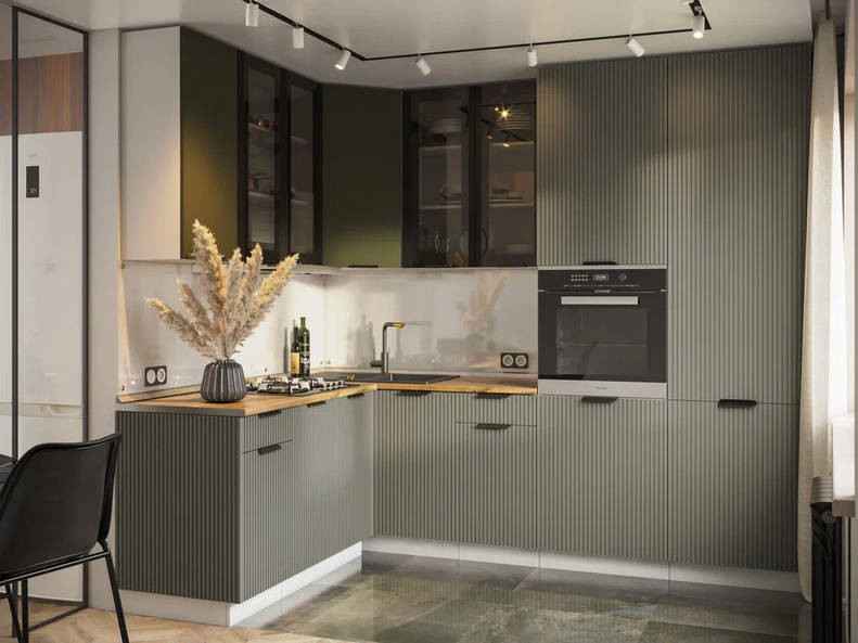 Модульная кухня Норд — длина 2,6 м ширина 1,8 м